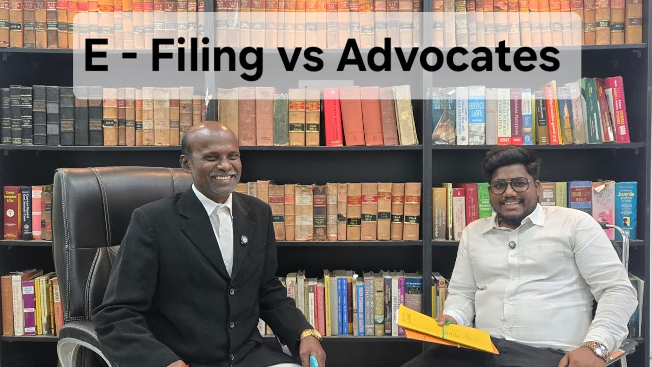 E - Filing vs Advocate - Madras High Court issue. 