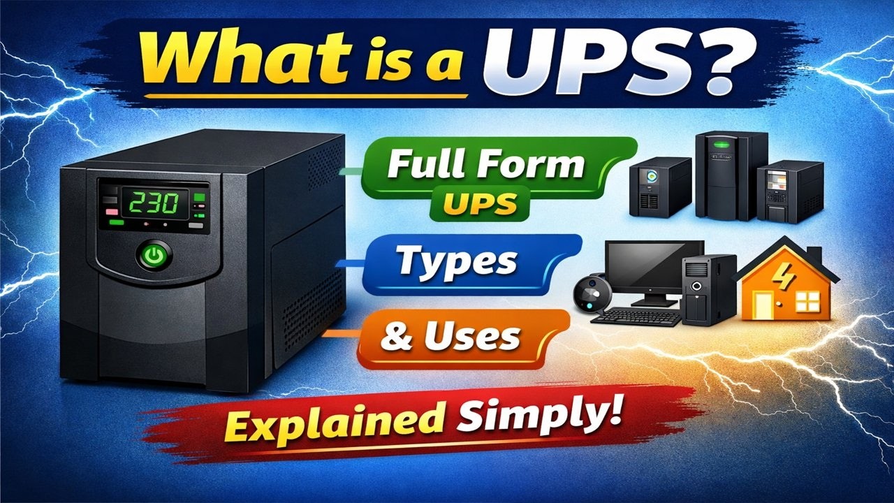 What is a UPS? | Full Form, Types & Uses Explained