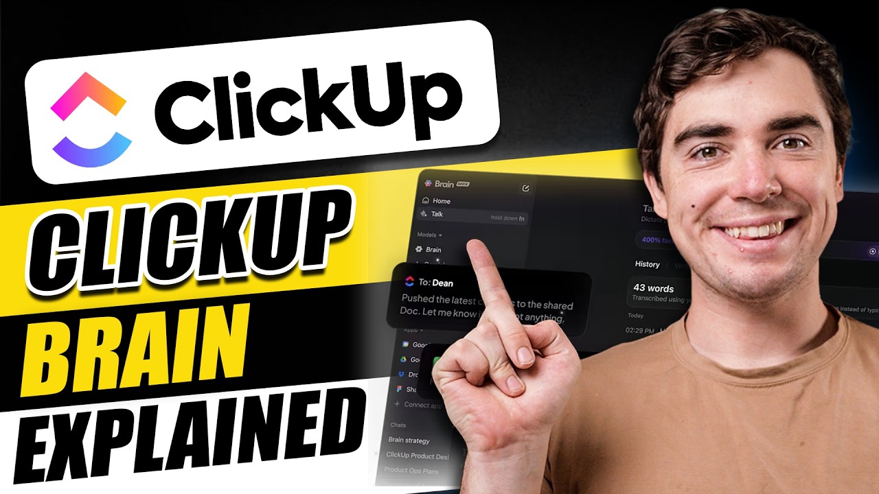 Учебное пособие по ClickUp Brain MAX: Как использовать ИИ для автоматизации задач и работы с доку...