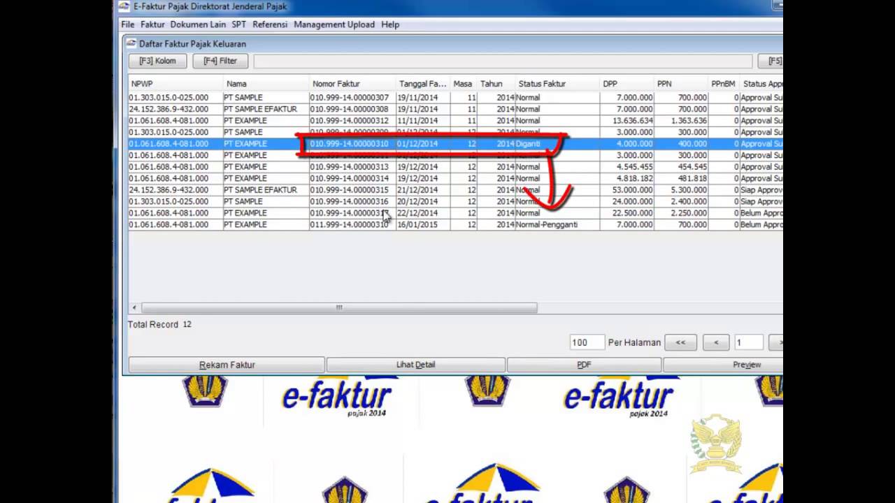 Faktur Pajak Pengganti (NEW)