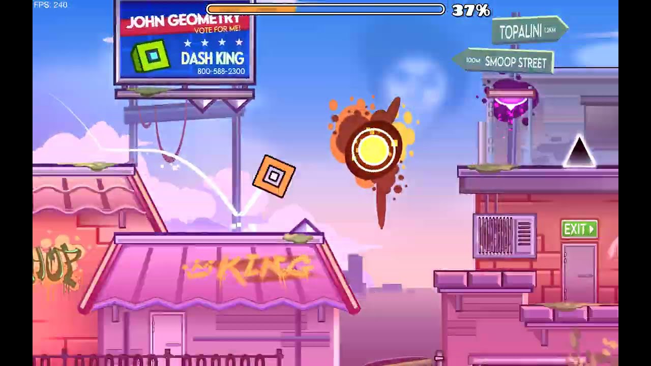 Geometry Dash - GD Gangstar RAP - Level Complete