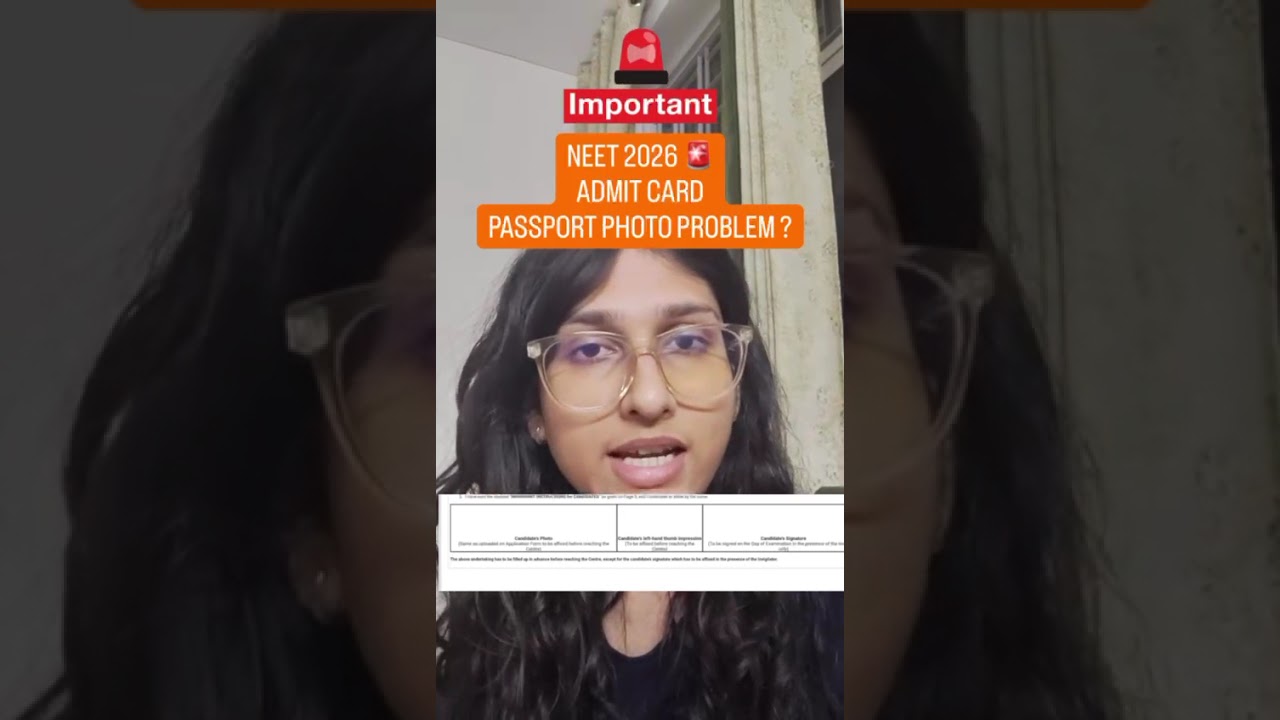 NEET UG 2026 Admit Card Photo Issue  | Will Admit Card Be Released Again? NTA Update
