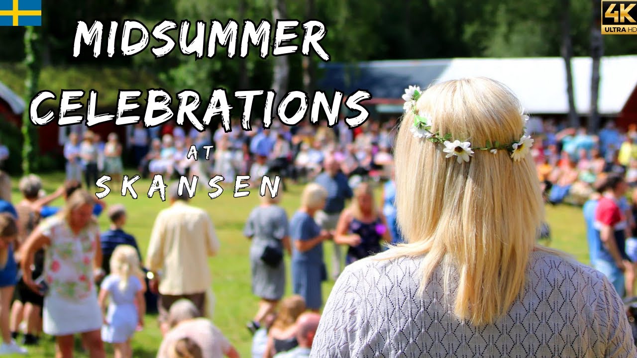 Swedish Midsummer Celebration in Stockholm | Midsommar 2023 | Skansen Sweden