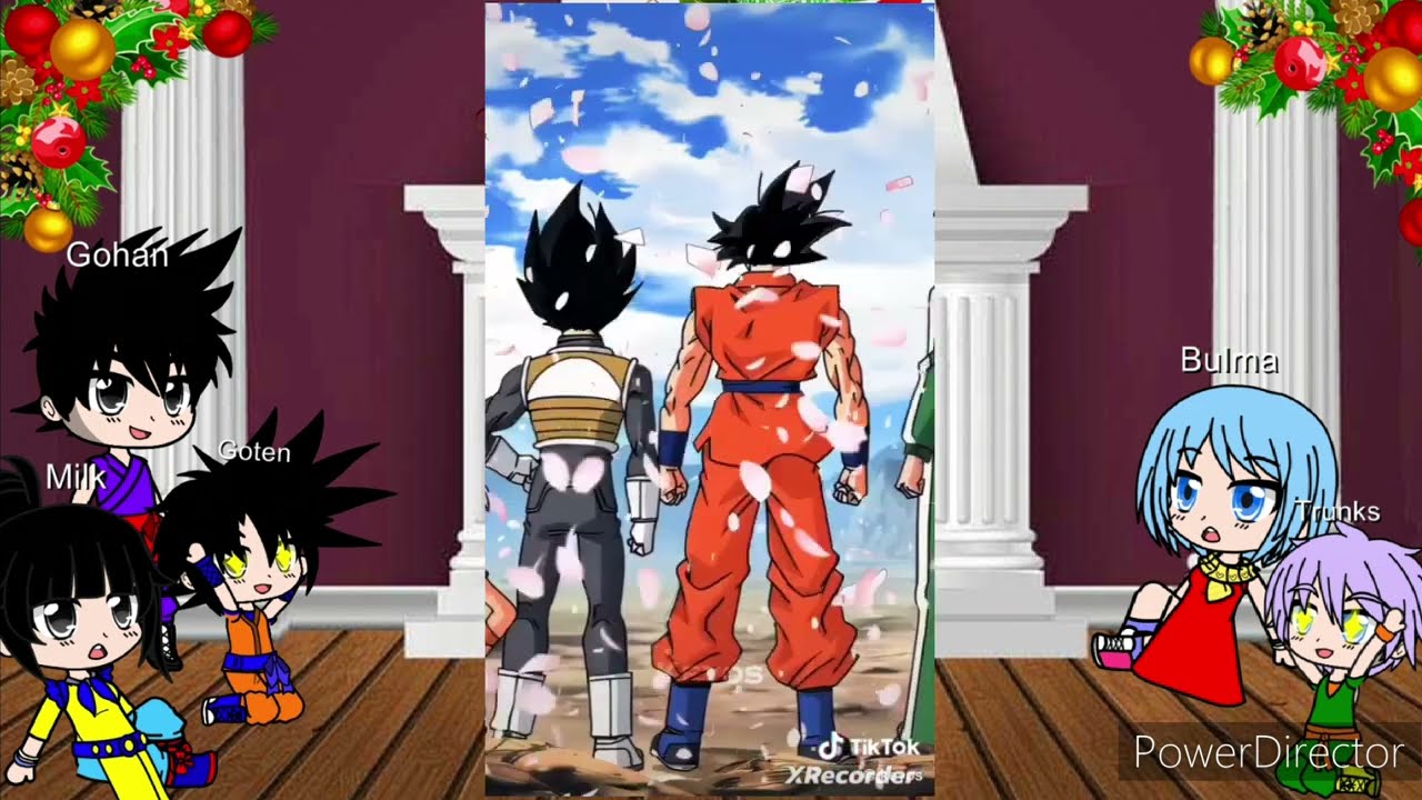 La familia de Goku y Vegeta reacciona a unos vídeos