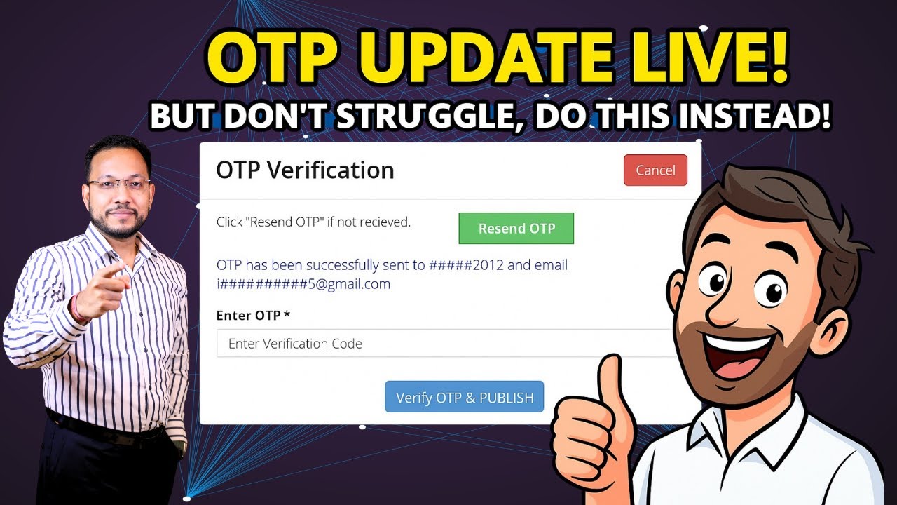 GeM Portal New Update | OTP Mandatory for Product Upload! (Don't Struggle, Do THIS Instead!) |