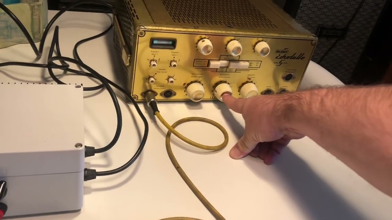 Variospeed für die Echolette NG-51 S (Demo). Echo-Zeiten stufenlos einstellen. Neuheit 2026.
