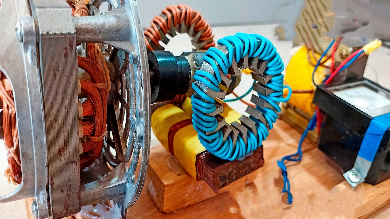 220 v 5000 w Free energy generator\\New generator experiments\\How to do it in the simplest cases?