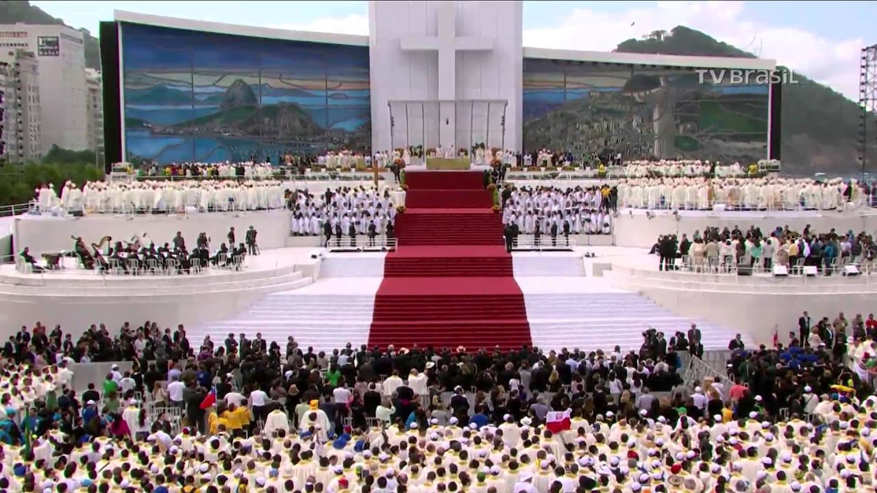 Missa celebrada  em Copacabana foi o último encontro do papa Francisco com os fiéis -