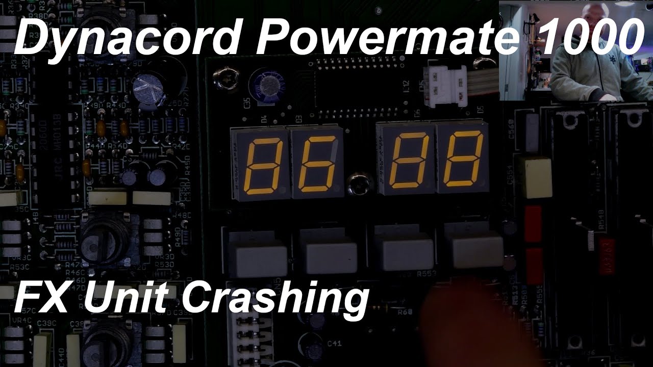Dynacord Powermate 1000 - Effects Processor Problems etc