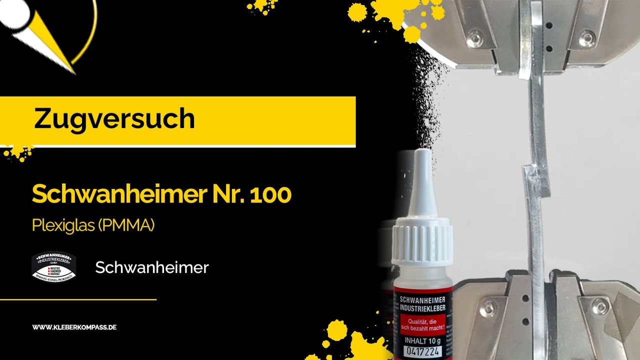 Zugversuch - Schwanheimer Nr. 100 - Plexiglas (PMMA)