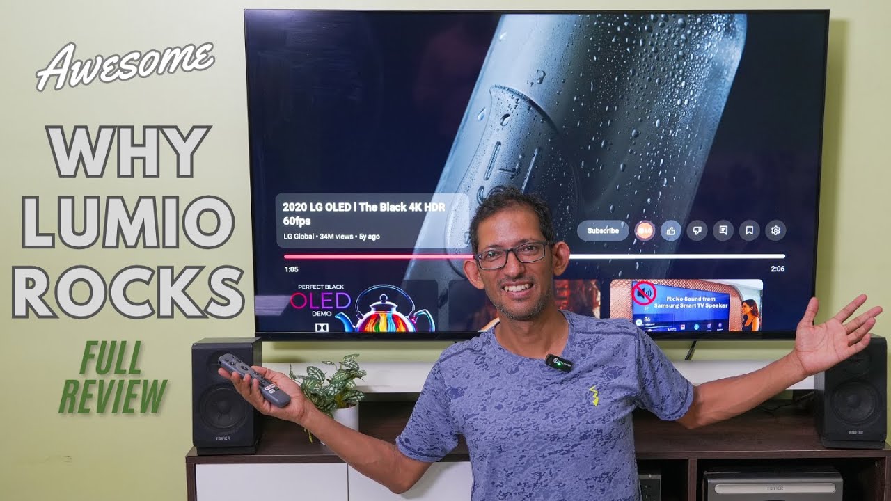 LUMIO Vision 7 review 55 inch QLED TV Review- Much better than TCL Hisense XIaomi