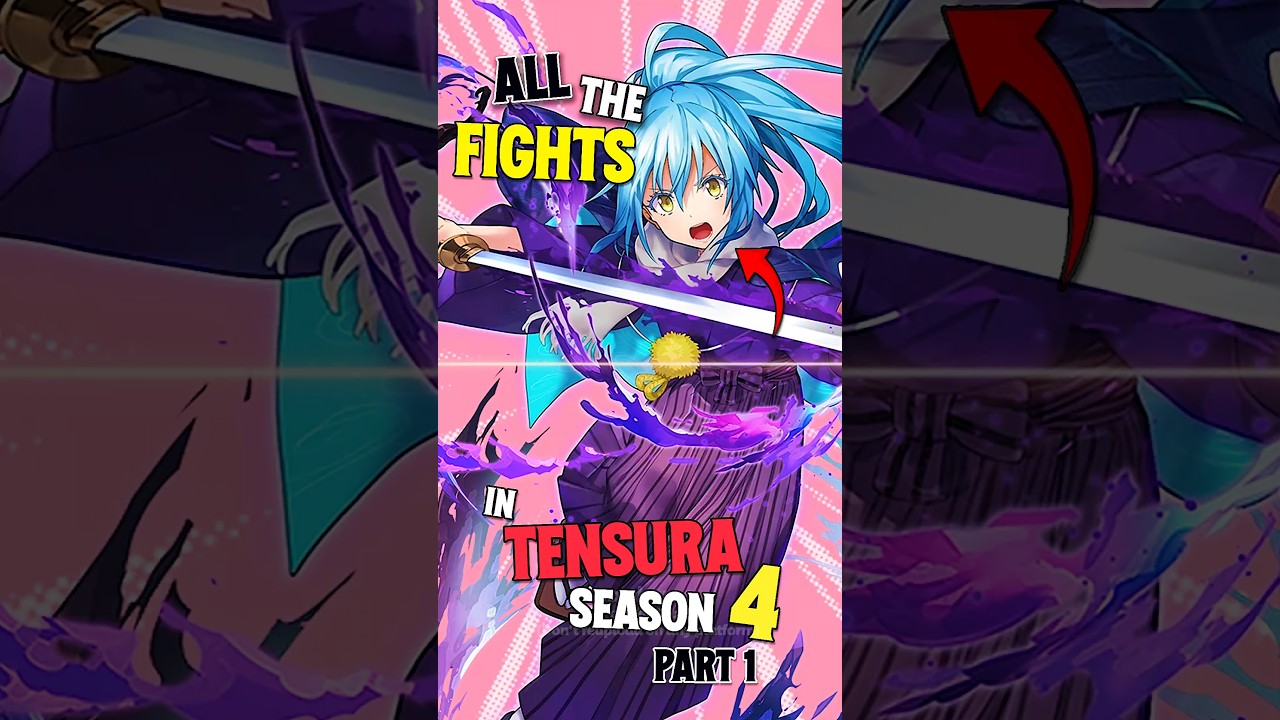 Expected battles in Tensura season 4!? #thattimeigotreincarnatedasaslime #tensura #rimuru