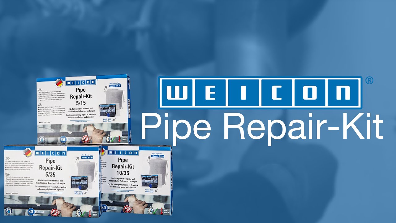 WEICON Pipe Repair-Kit - repair of damaged pipes and pipelines