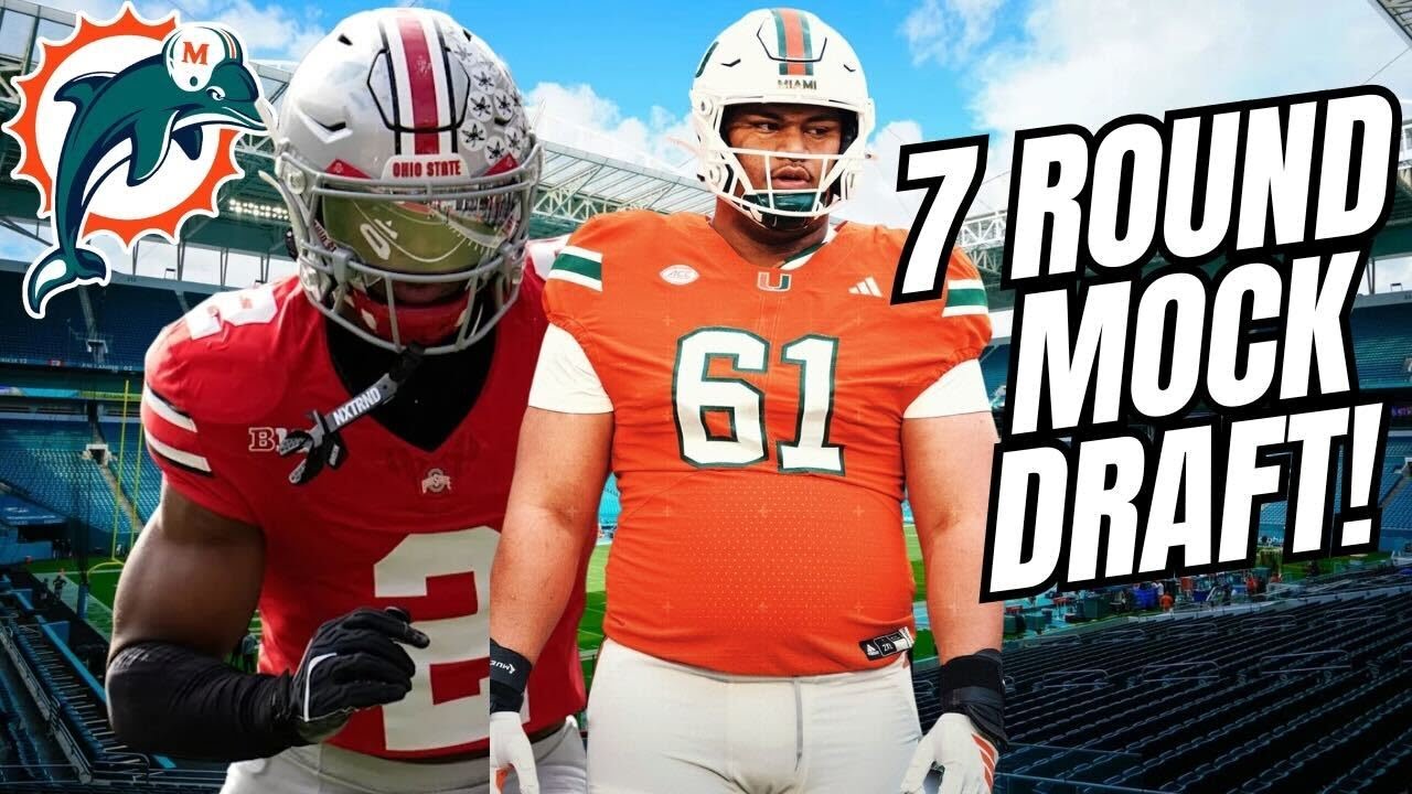 Miami Dolphins FULL 7-Round Mock Draft Post Jaylen Waddle Trade!