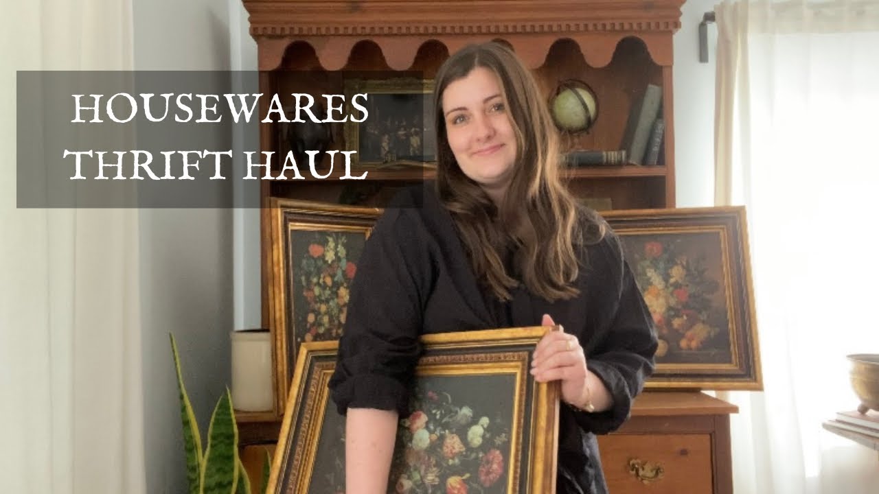Thrift Haul: LOADS of moody home decor