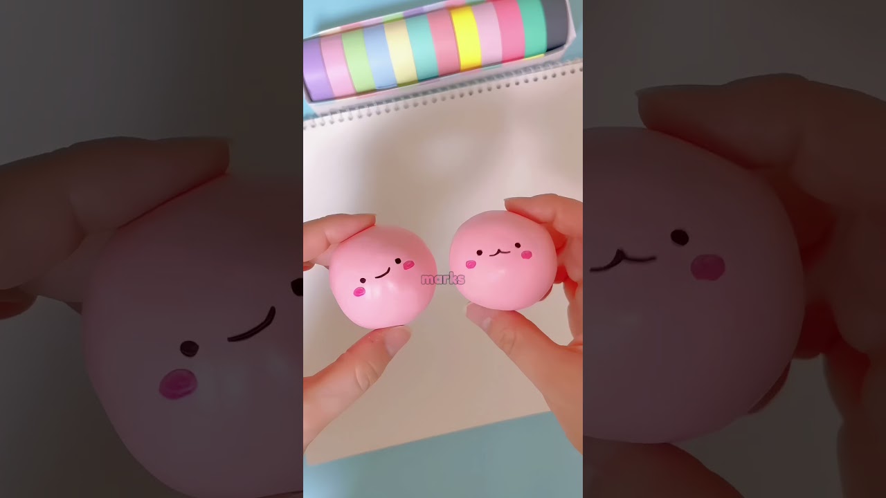 DIY Mochi Squishy 🍡✨ Quick Fidget Tutorial