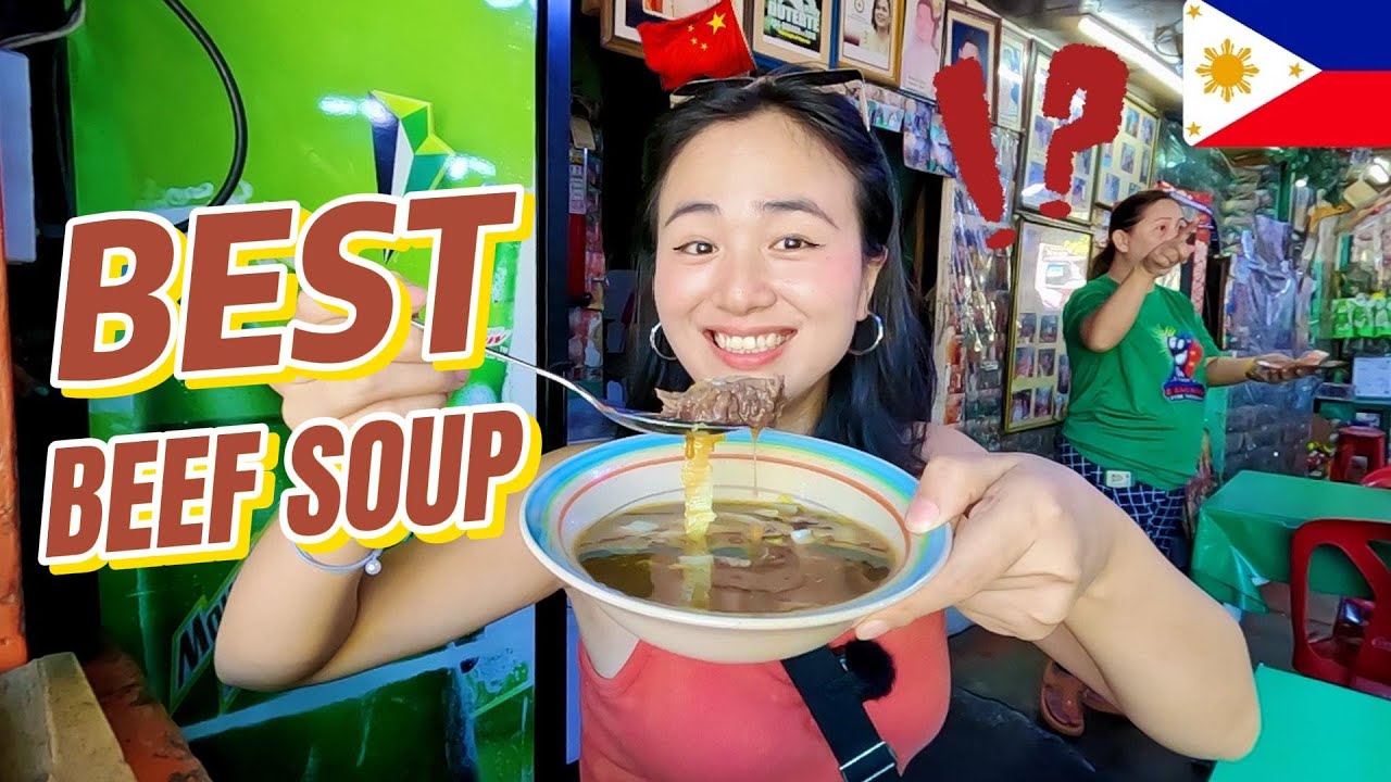 Is This the Best Beef Soup in the Philippines? 🇵🇭 🇨🇳| Unexpected Davao Food Tour