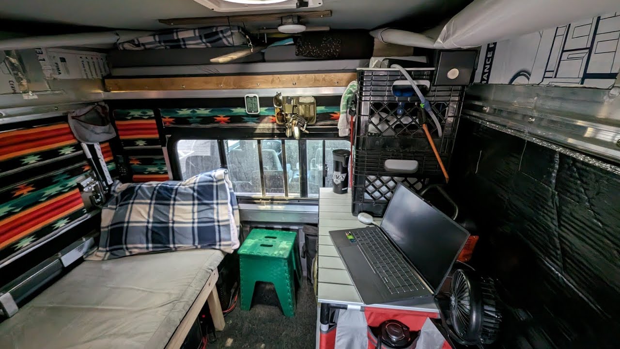 How I installed the insulation and velcro on the studs in my @ovrlndcampers truck camper