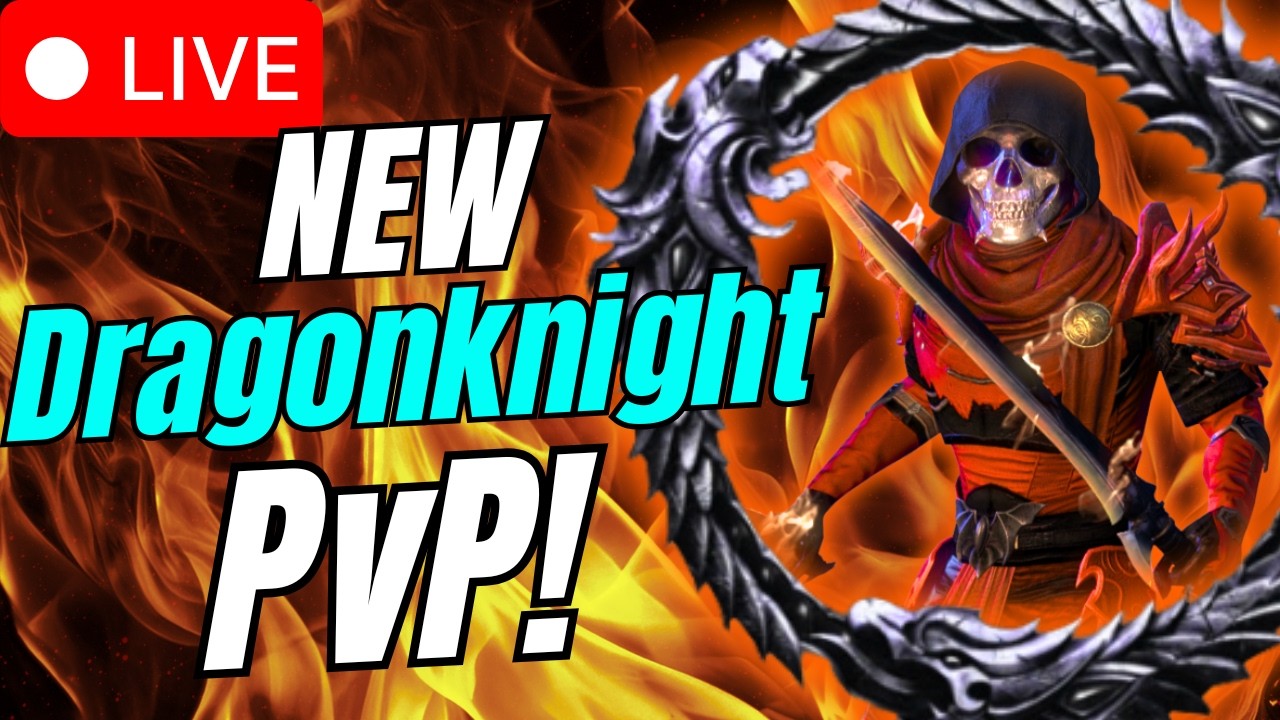 🔴LIVE! NEW Dragonknight PvP! QUESTIONS? Ask!