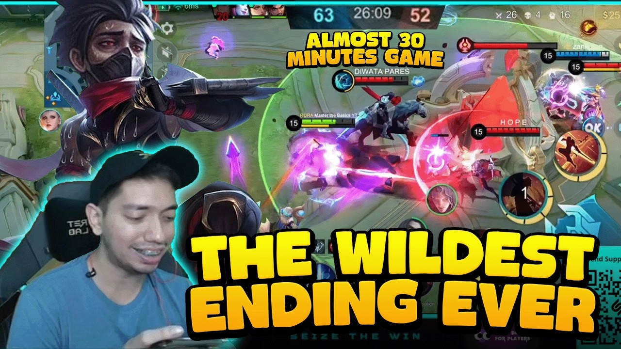 The Most intense Ending in Rank Game | Hayabusa Gameplay | MLBB