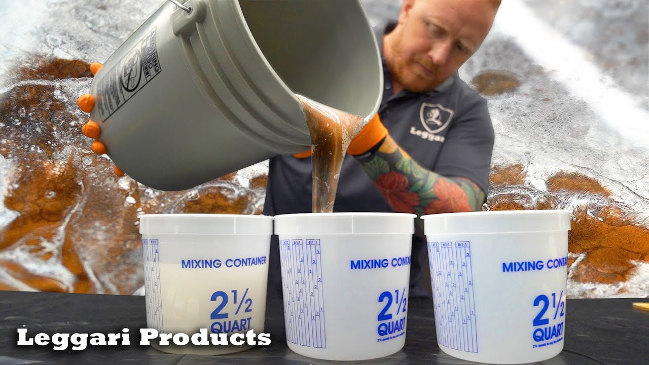 Coat Existing Countertops To Make Them Look Like Real Stone Using Epoxy | Every Step Explained