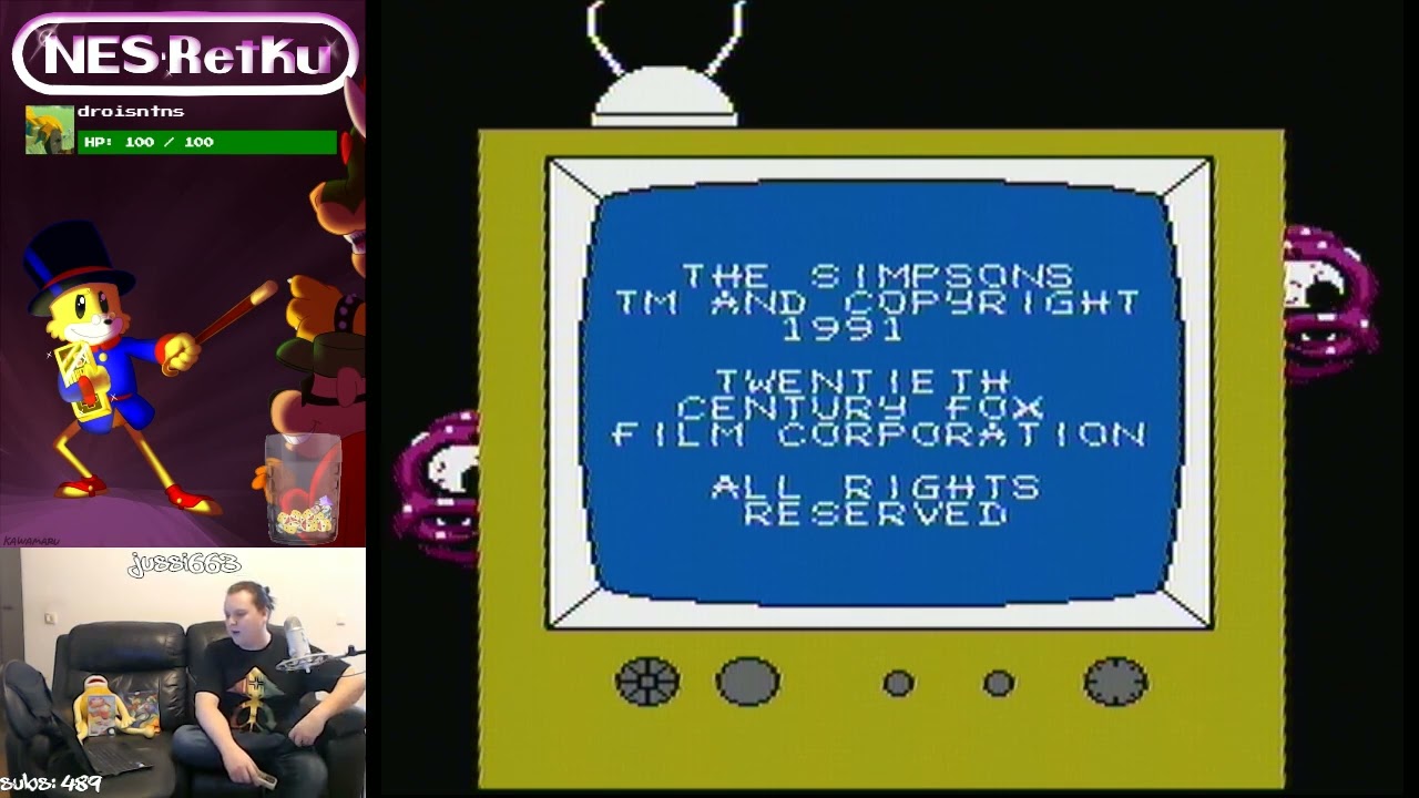 Retku - The Simpsons: Bart vs the Space Mutants & Tiny Toons NES