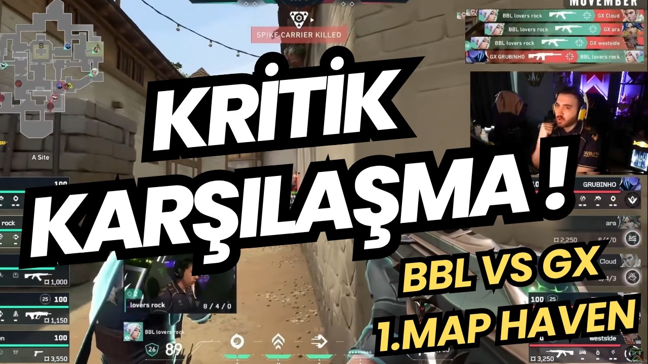 FERİT G&Ouml;Z&Uuml;NDEN BBL VS GX 1.MAP | PLAY-OFF İ&Ccedil;İN KRİTİK MA&Ccedil; VALORANT EMEA 2026