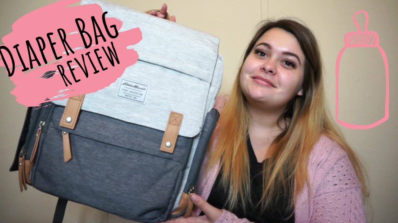 Diaper Bag Review | Eddie Bauer Backpack!
