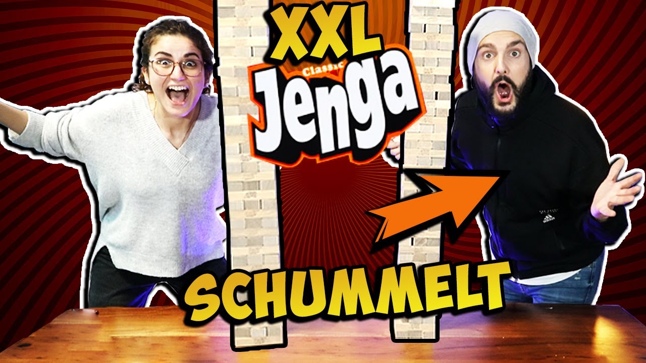 XXL JENGA TURM CHALLENGE! Kaan SCHUMMELT HEFTIG & Dania merkt es einfach nicht