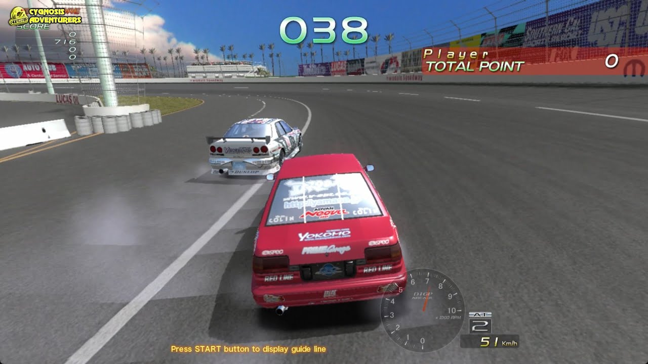 Drift Race in D1 Grand Prix Arcade | D1GP Arcade | Arcade Gameplay