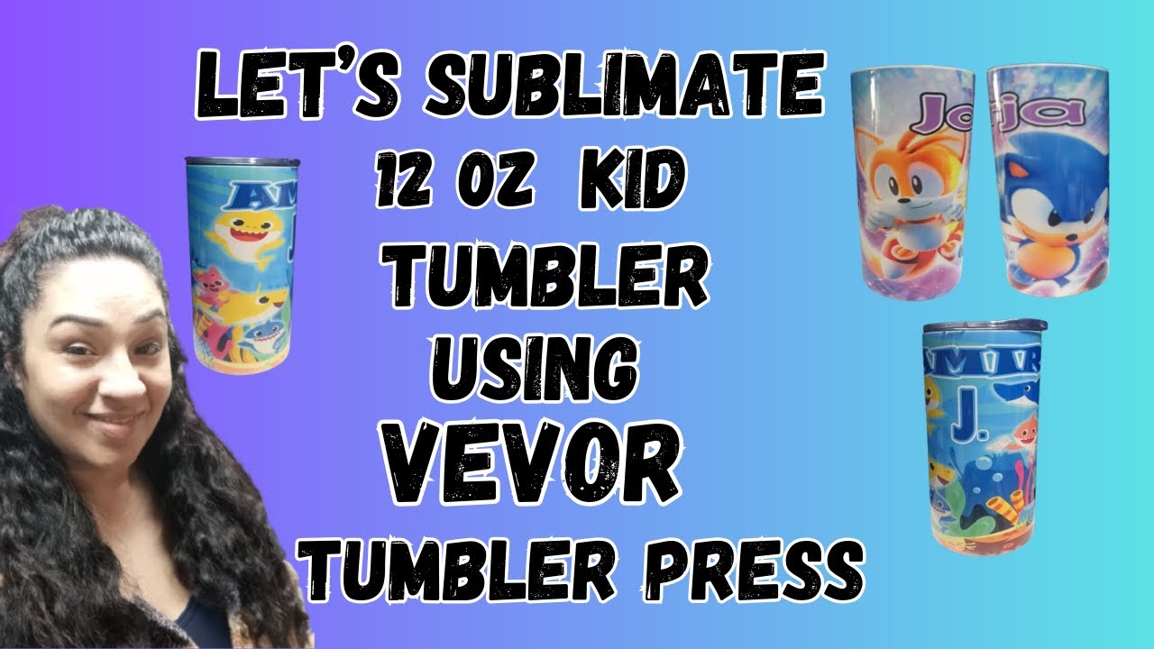 Create the PERFECT Sublimation Tumbler for Kids in JUST 30 Minutes!