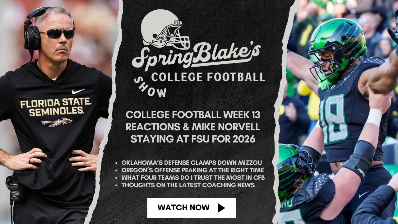 MIKE NORVELL RETAINED AT FLORIDA STATE, A CFB WEEK 13 RECAP & THE FOUR PLAYOFF TEAMS I TRUST MOST