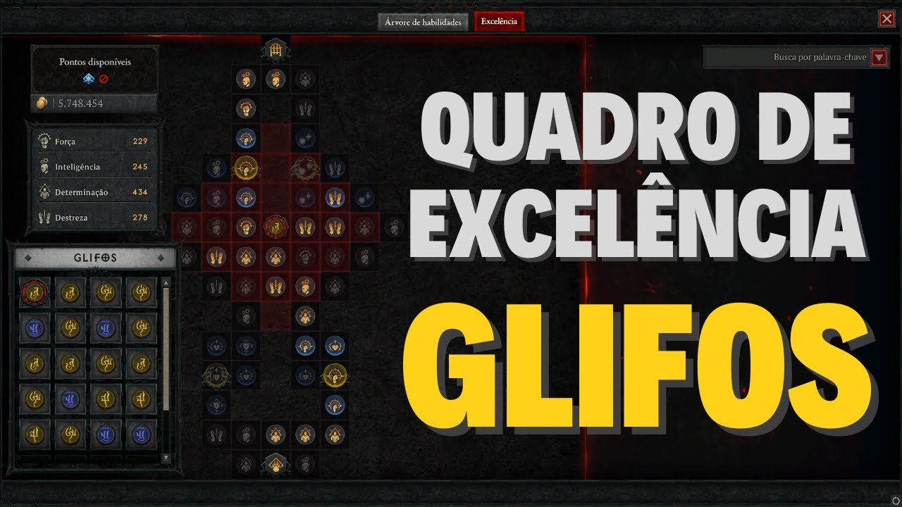 Tudo sobre GLIFOS - Diablo 4