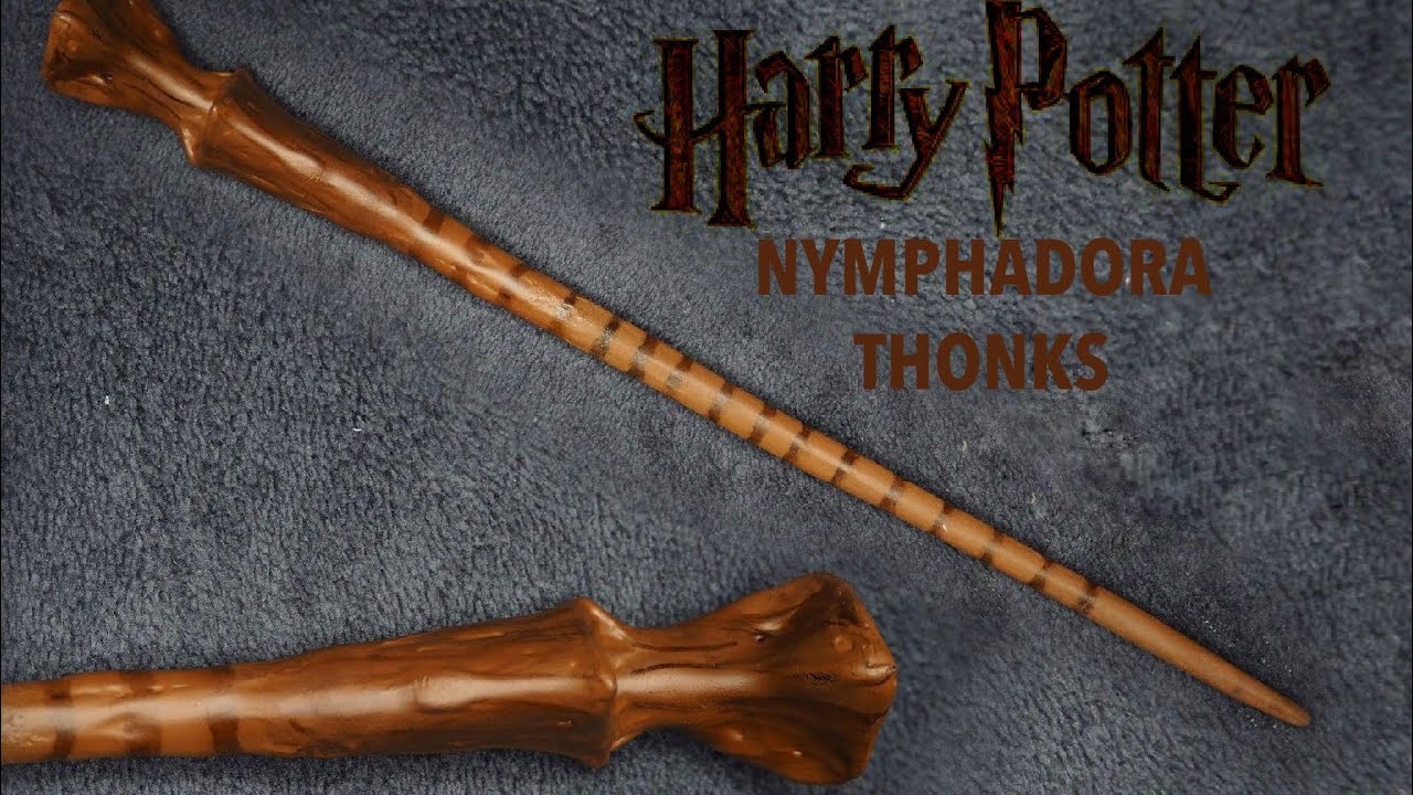HARRY POTTER DIY - Como hacer varita de nymphadora tonks ( con silicona caliente) - VARIT NIMPHADORA