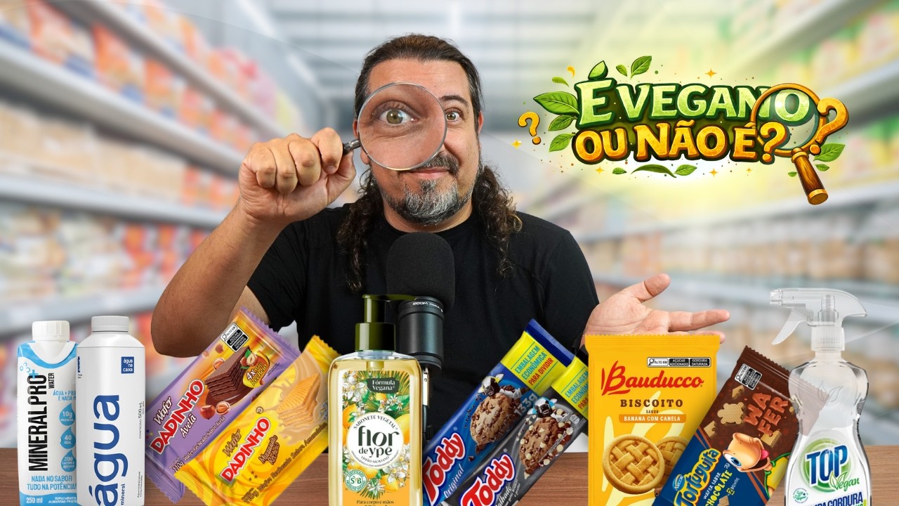 É Vegano Ou Não É? De água a cookie!