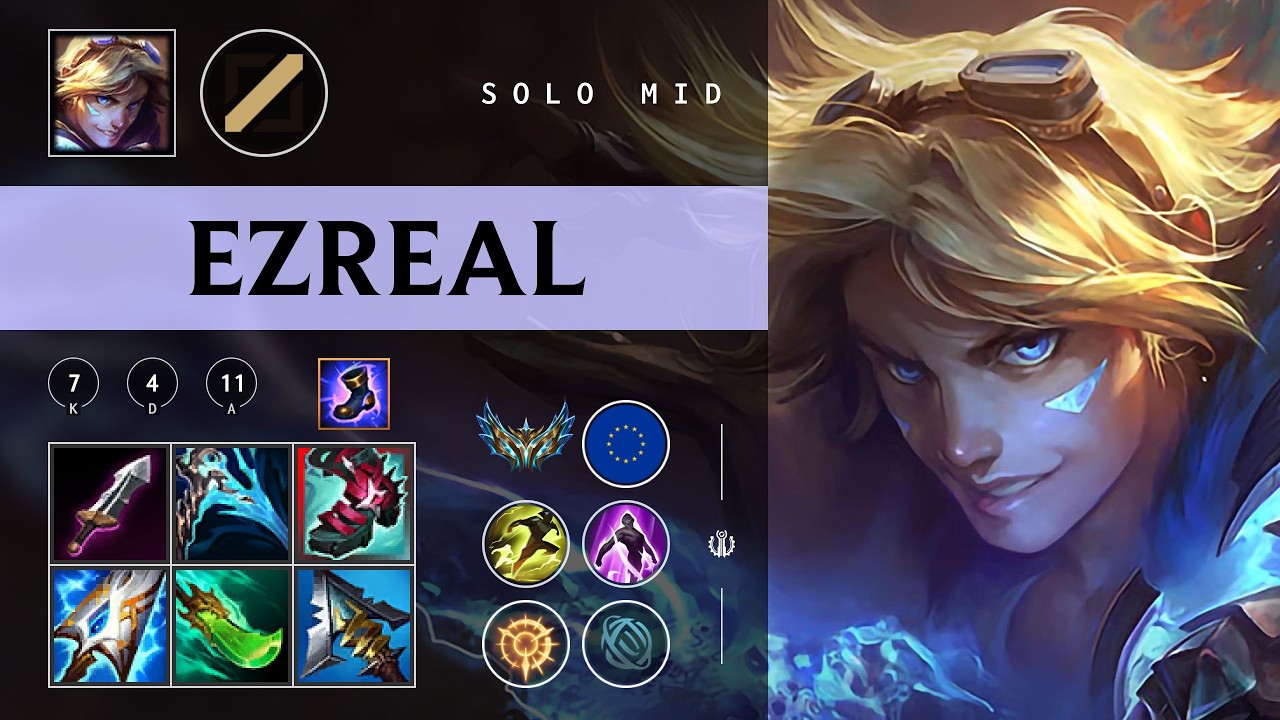 Ezreal Mid vs Jayce - EUW Challenger Patch 26.04