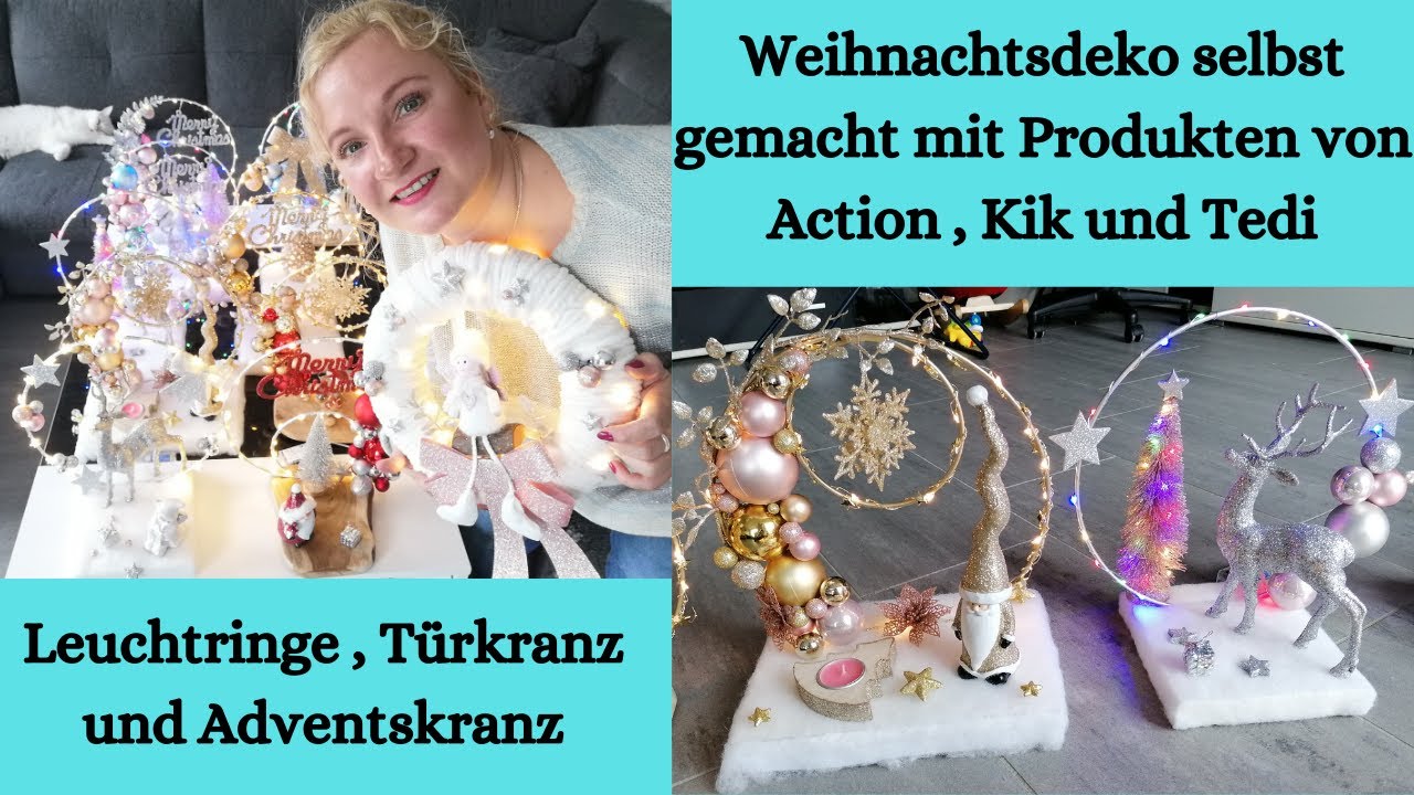 Ich zeige Euch meine selbst gebastelte Weihnachtsdekoration!Tolle X-Mas-Deko mit günstigen Produkten