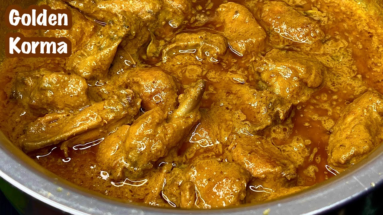 💛GOLDEN CHICKEN KORMA - The Most Famous & Viral Korma Of JAIPUR  💛
