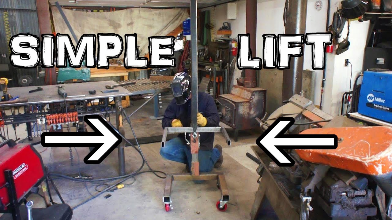 Building a simple material lift | lightweight and handy