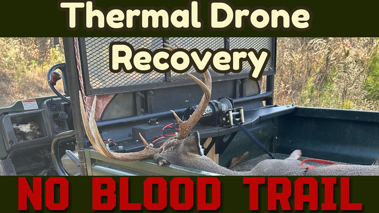 “No Blood Trail… But Thermal Drone Finds Big Buck!”