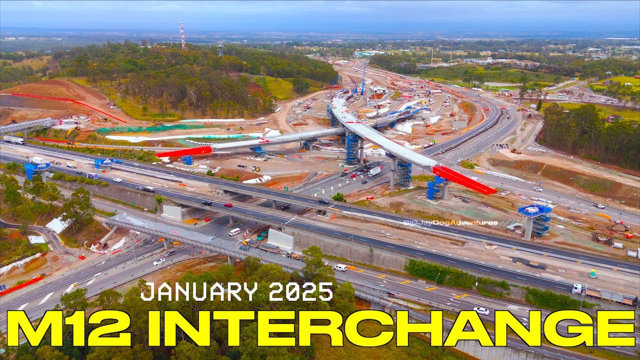 M12 Motorway connection to M7 Motorway, WSI Airport  Western Sydney Australia