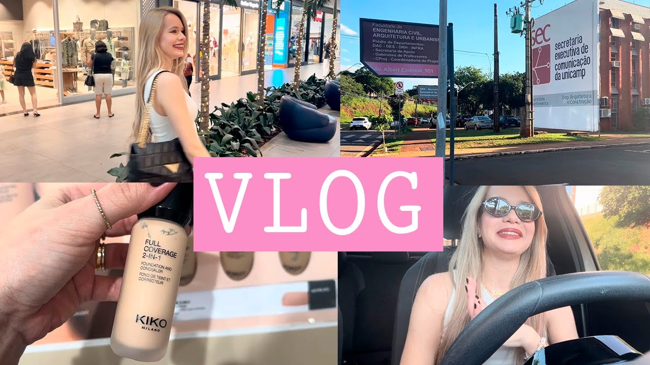 VLOG &hearts;️ Conhecendo Campinas SP e a Unicamp + Shopping Parque Dom Pedro ✨ 