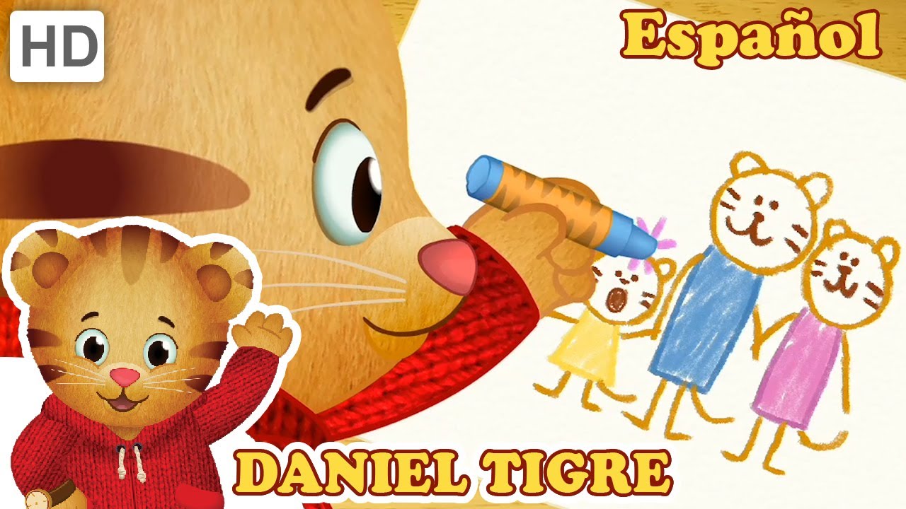 Daniel Tigre en Español 🖍️🌈🖌️ ¡Colorea Conmigo! | Videos para Niños