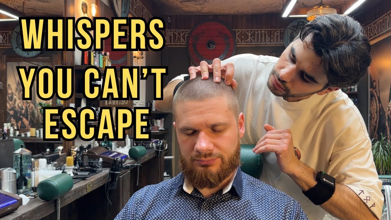Quiet Whispers and Massage That Will Take You to Sleep | ASMR Barber