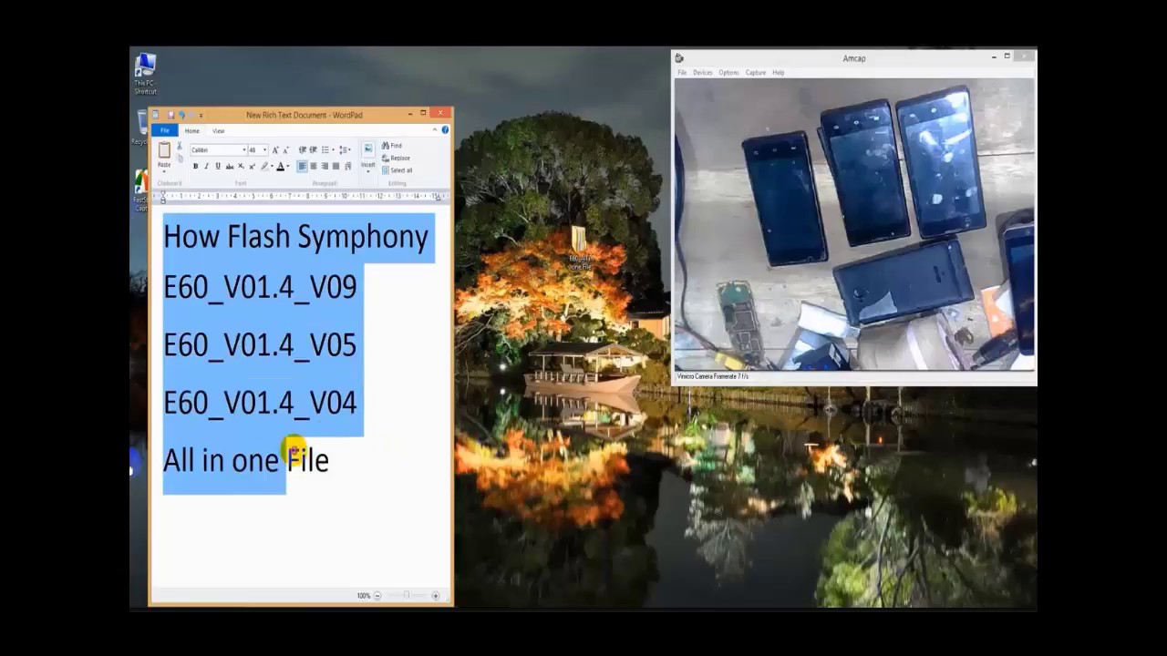 Symphony E60 Flash All version