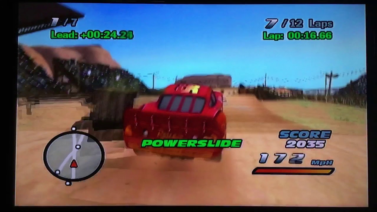 Cars The Video Game (Wii) | Lightning McQueen - RustBucket Race - o - Rama |
