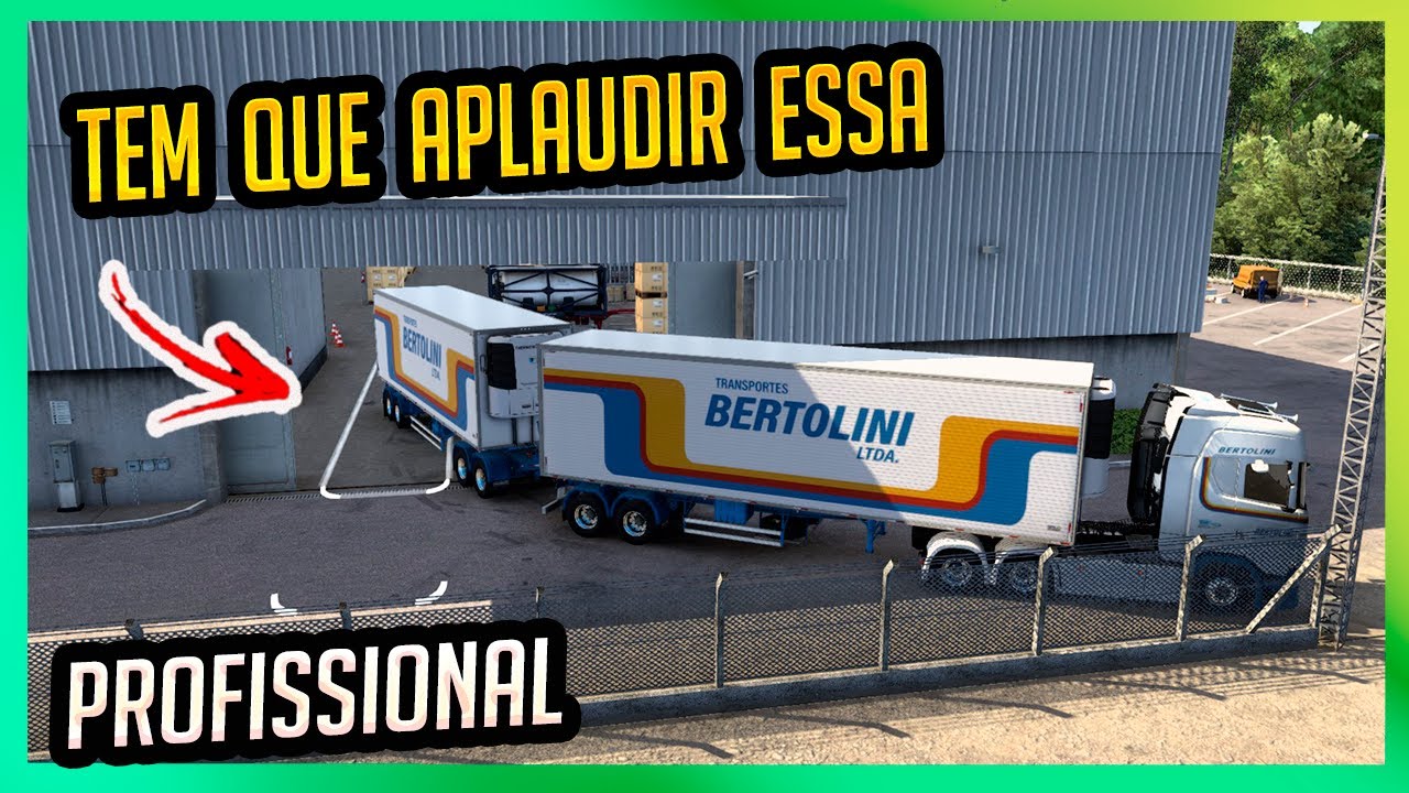 A melhor manobra do ets 2 com rodotrem - minha melhor manobra no ets 2 no rodotrem
