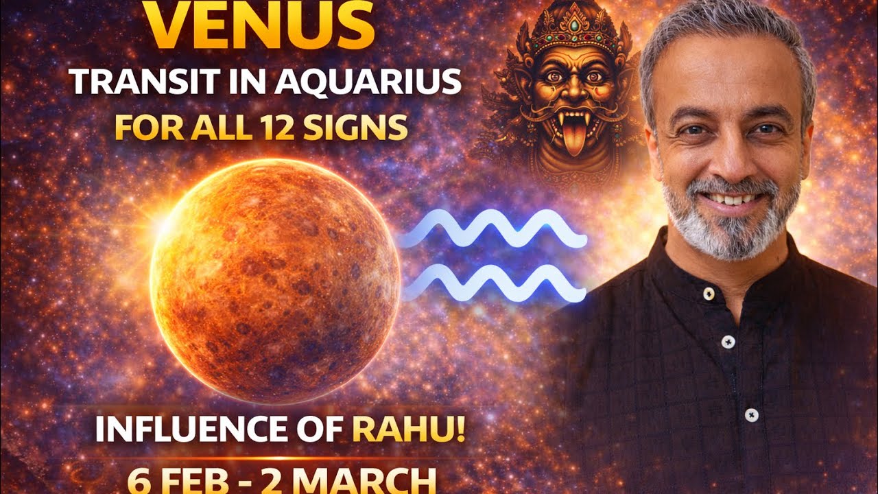 Venus Transit in Aquarius for all 12 Signs 6 Feb till 2 March 2026
