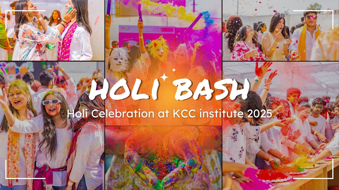 Don't Miss the COLORFUL Holi Celebration at KCC Institutes