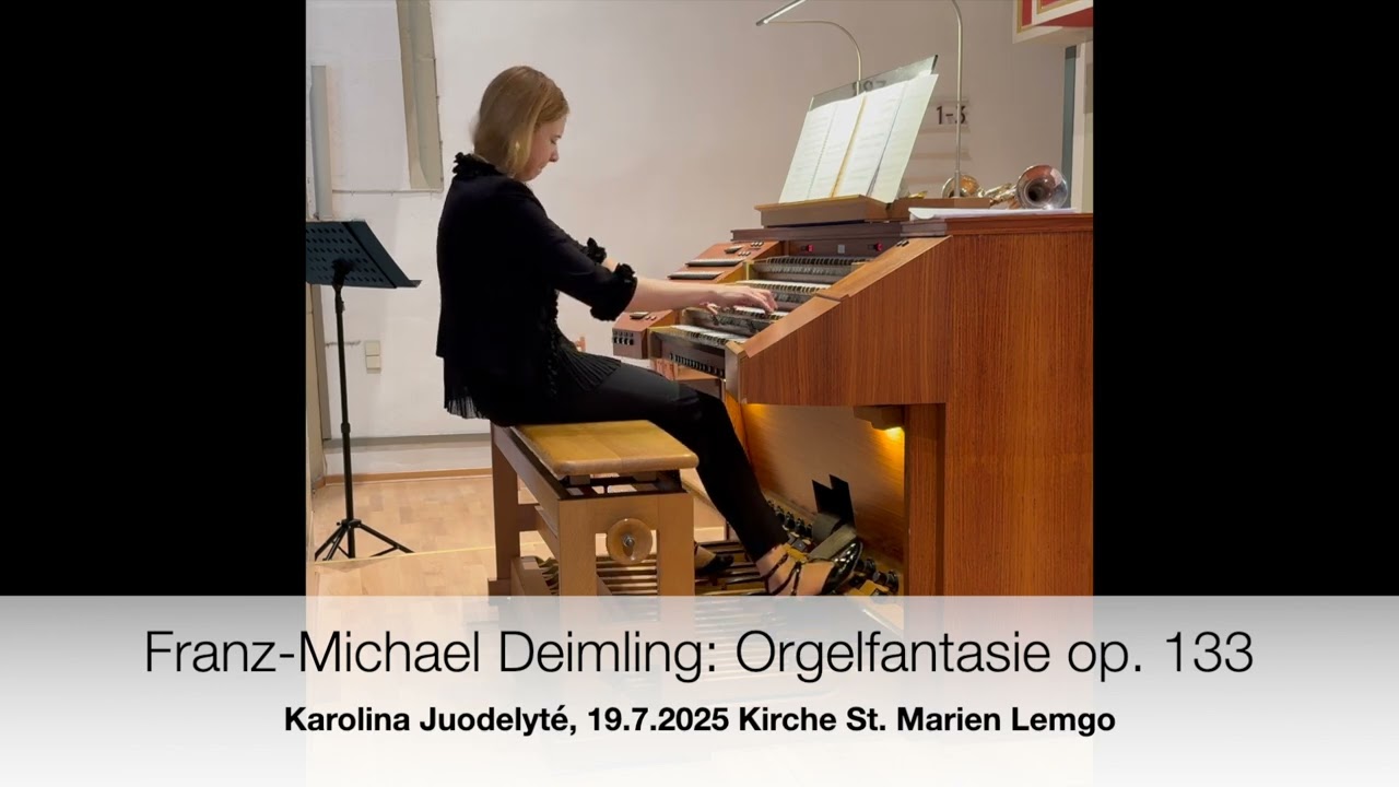 Franz-Michael Deimling: Orgelfantasie op. 133